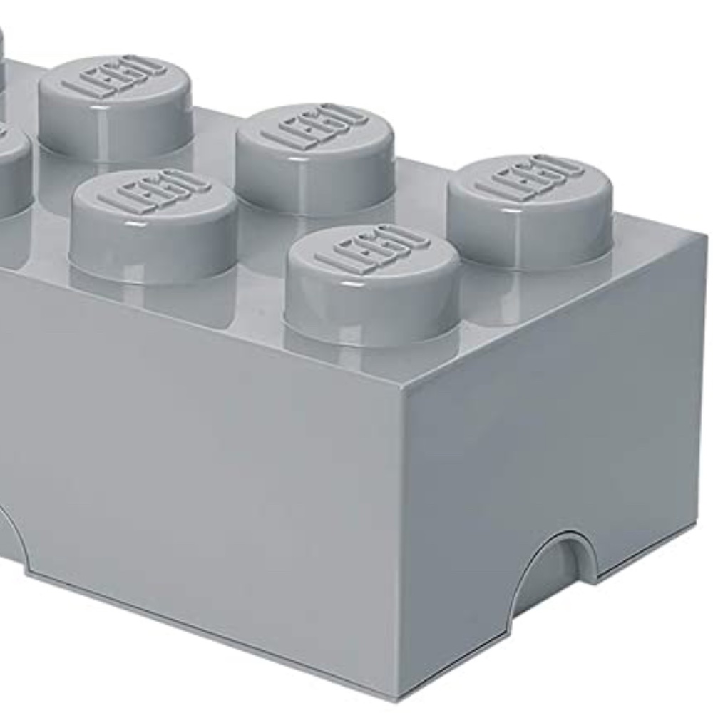 Room Copenhagen 8 LEGO Brick Box, Stone Gray